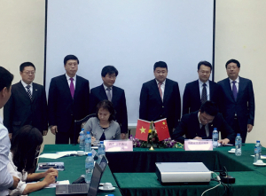 MOU signing ceremony between SAIGONTEL and FJCT - the largest transport group in Fujian Province