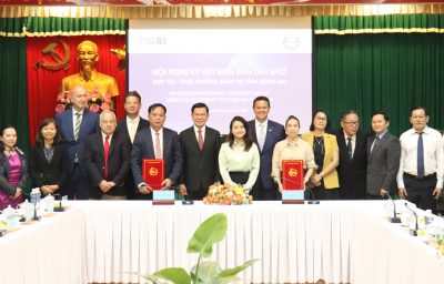 THE GREEN INFRASTRUCTURE DEVELOPMENT ALLIANCE BETWEEN SAIGONTEL AND DONG NAI PROVINCE SIGNED A MEMORANDUM OF UNDERSTANDING ON THE GREEN GROWTH COOPERATION
