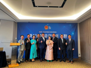 SAIGONTEL ACCOMPANIES WITH THE VIETNAMESE EMBASSY IN KOREA WHO ORGANIZES A SEMMINAR &quot; THE NEW VALUE SUPPLY CHAIN&quot; IN KOREA