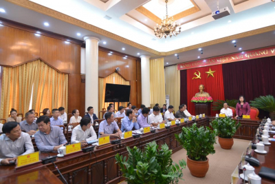WORKING PROGRAM OF LONG AN PROVINCE IN BAC NINH PROVINCE