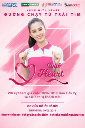 Chiến dịch nhân ái “With Heart” vì phụ nữ mắc bệnh ung thư nhân ngày 08/03 với sự đồng hành của HHVN 2018 Trần Tiểu Vy