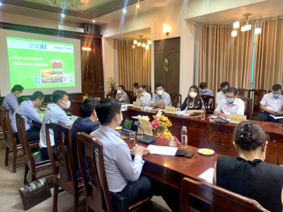 낟담(Nhat Tam)회사는 롱안(Long An) 쓰레기 발전소 프로젝트에 대한 보고