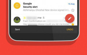 Gmail trên Android cho phép người dùng có thể lấy lại thư đã gửi