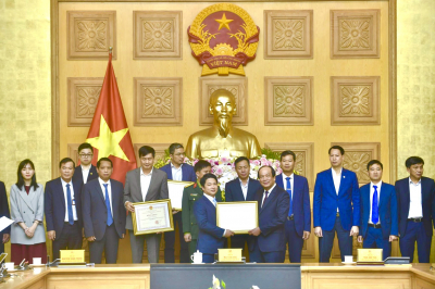 SAIGONTEL IS AWARDED HONORABLY BY THE GOVERNMENT OFFICE