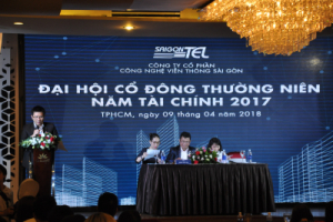 SAIGONTEL held the Annual General Meeting of Shareholders in fiscal year 2017