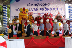 SAIGONTEL chính thức khởi công Tòa nhà Văn phòng ICT II (ICT TOWER II)