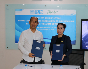 SAIGONTEL cooperates with Freedom DEVELOPERS to invest and develop the 300A-B Nguyen Tat Thanh building