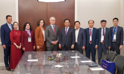 SAIGONTEL SUPPORTS AND CONNECTS THAI NGUYEN PROVINCE IN WORKING WITH THE SEMICONDUCTOR INDUSTRY ASSOCIATION (SIA) ON THE SIDELINES OF THE APEC 2023 CONFERENCE