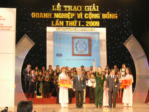 SaigonTel đạt giải thưởng &quot;Doanh nghiệp vì cộng đồng&quot; năm 2009