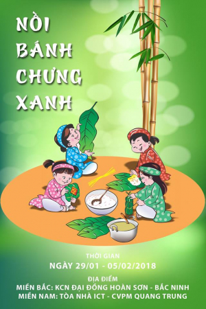 SAIGONTEL tổ chức chương trình &quot;NỒI BÁNH CHƯNG XANH&quot; và các hoạt động Thiện nguyện Tết 2018