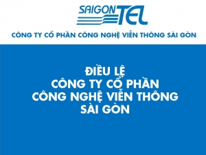 Điều lệ Công ty Cổ phẩn Công nghệ Viễn thông Sài Gòn (SAIGONTEL)