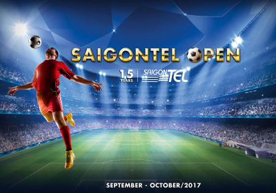 Giải b&oacute;ng đ&aacute; SAIGONTEL OPEN lần thứ nhất năm 2017